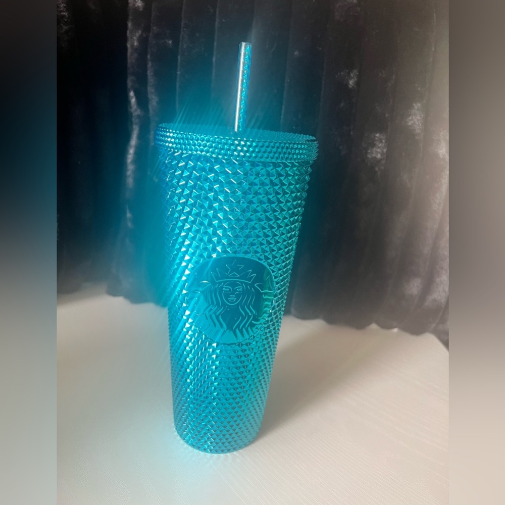 Starbucks Teal Studded Tumbler